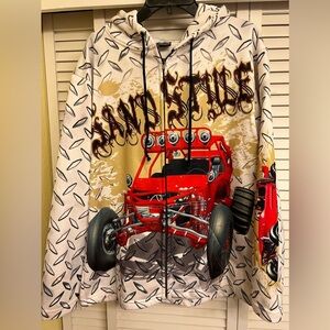 Sand Style Dune Car Hoodie Sz M